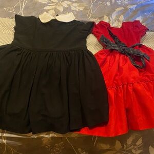 Polo by Ralph Lauren Black and Red Kids Dresses